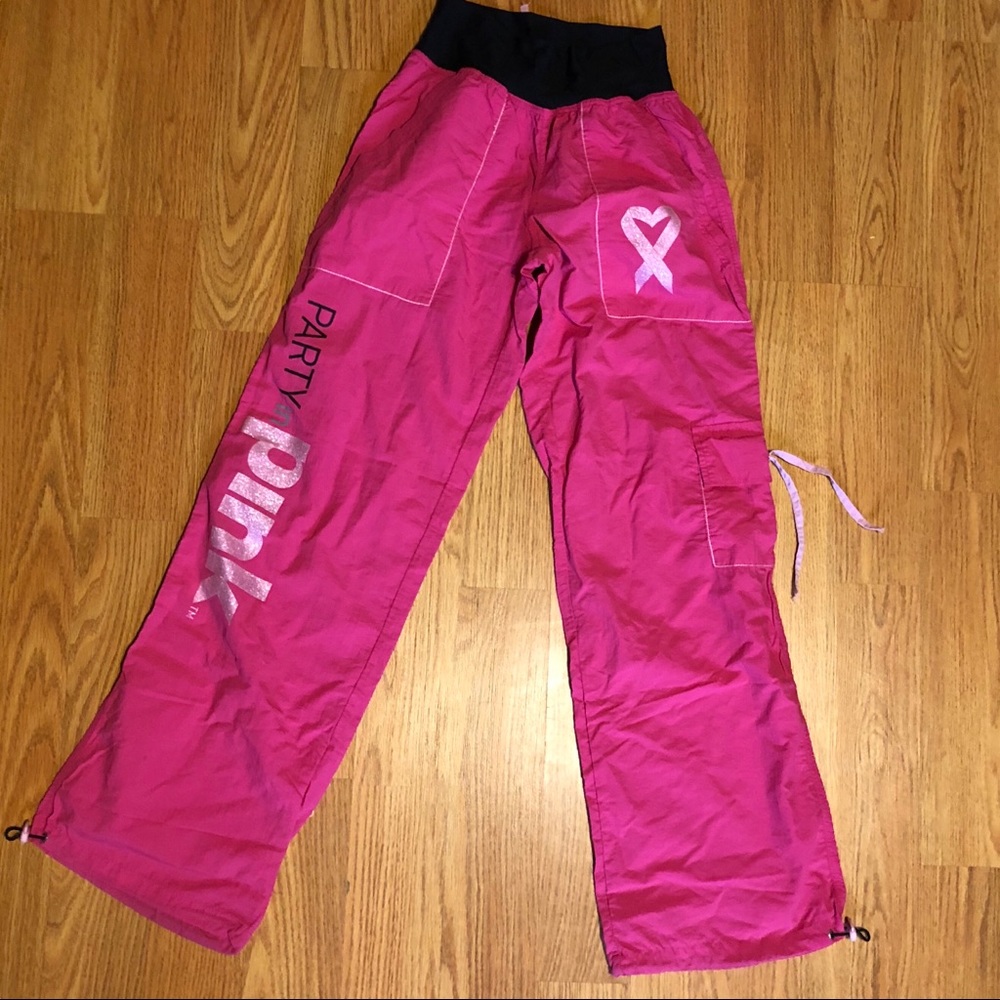 🔴SOLD🔴Zumba dance workout pants breast cancer - Picture 1 of 6